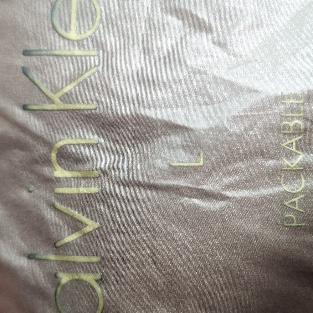 Calvin Klein Puffer Coat Packable Olive - Picture 11 of 11